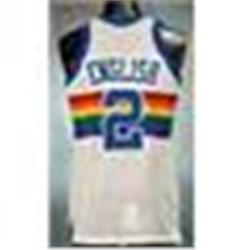 Early 1980s Alex English Denver Nuggets Game-Used Home Jersey