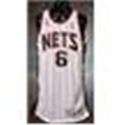 2001-02 Kenyon Martin New Jersey Nets Game-Used Home Jersey