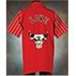 Mid 1970s Bob Love Chicago Bulls Worn Road Warm-Up Jacket