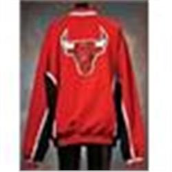 1997-98 Michael Jordan Chicago Bulls Worn Road Warm-Up Jacket (Championship Season)