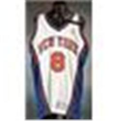 1998-99 Latrell Sprewell New York Knicks Game-Used Home Jersey