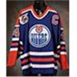 1991-92 Kevin Lowe Edmonton Oilers Game-Used Road Jersey (Team LOA)