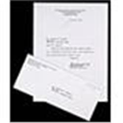 Archibald Cox TLS on Watergate Stationary w/ Envelope (JSA)