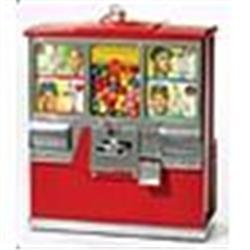 1950s Oak Premiere Baseball Card & Bubble Gum Vending Machine