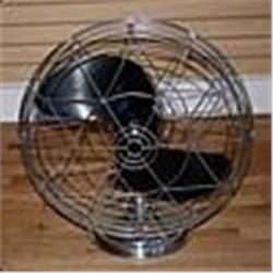 Circa 1930s Vintage Art Deco Bullet Fan