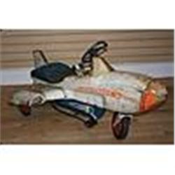 Early 1960s Murray Atomic Missile Pedal Car