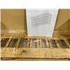 Image 2 : 40 BOTTLE WOODEN WINE RACK - AS NEW