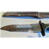Image 2 : STAINLESS HUNTING KNIFE W/ LEATHER SHEATH