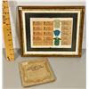 FRAMED DAIRY TOKENS & WILLS'S CIGARETTE CARD ALBUM - FULL