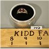 Image 1 : MEN'S SZ 8 STERLING & RUBY RING