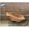 Image 1 : ANTIQUE WICKER BABY SEIGH