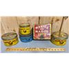 Image 1 : LOT OF 5 - WORLD'S NAVY TOBACCO TINS (QUEBEC)