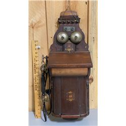 JYDSK ANTIQUE EUROPEAN TELEPHONE - VERY UNIQUE FIND