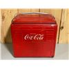Image 1 : 1958 - COCA-COLA CAMP COOLER W/ TRAY
