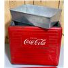 Image 4 : 1958 - COCA-COLA CAMP COOLER W/ TRAY