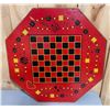 Image 2 : VINTAGE WOODEN CROKINOLE BOARD