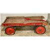 Image 1 : ANTIQUE CHILD'S 'JETLINER' WAGON