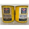 Image 1 : LOT OF 2 GM 1 GALLON ANTI-FREEZE CANS