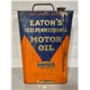 Image 2 : EATON'S 8 IMP QUARTS MOTOR OIL CAN
