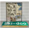 Image 1 : SKI-DOO ROAD SIGN & VINTAGE POSTER
