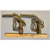 Image 1 : LOT OF 2 BRASS FUEL NOZZLES - WHEATON CO & BUCKEYE