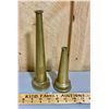 Image 1 : LOT OF 2 BRASS FIRE NOZZLES