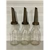 Image 1 : LOT OF 6 OIL BOTTLES W/ SPOUT - 1 QT SZ - NO NAME