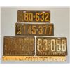 Image 1 : LOT OF 4 - ONTARIO LICENCE PLATES