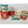 Image 1 : LOT OF 6 - TOBACCO & FILTERS TINS