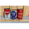 Image 1 : LOT OF 3 CANS - VEEDOL & KENDALL - FULL & MAPLE LEAF ANTI-FREEZE - FULL.
