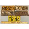 Image 1 : LOT OF 5 - ONTARIO LICENSE PLATES 1934, 1935