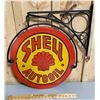 Image 2 : SHELL AUTO OIL DSP SIGN ON HANGING BRACKET