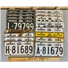 Image 1 : QTY OF 1960's ONTARIO LICENCE PLATES