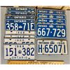 Image 1 : QTY OF 1960's ONTARIO LICENCE PLATES