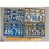 Image 1 : ONTARIO LICENCE PLATES - 2 X 1965 PAIRS, 1966 PAIR, 1967 PAIR