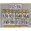 Image 1 : QTY OF ONTARIO LICENCE PLATES - 1960's & 1970"s - FARM, ETC
