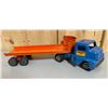 Image 2 : HUSKY TOYS TIN TRUCK - TORONTO & EXCAVATOR