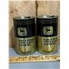 Image 2 : LOT OF 2 - JOHN DEERE ENGINE OIL TINS