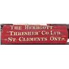 Image 1 : THE HERRGOTT - "THRESHER" CO. LTD - WOOD PLAQUE - ST CLEMENTS ONT - 56"
