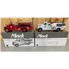 Image 1 : LOT OF 2 FIRST GEAR 1/34 SCALE  MAC TEXACO FIRE CHIEF TRUCKS