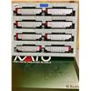 Image 1 : KATO N SCALE LOT OF 8 RAILROAD COAL CARS - AS NEW