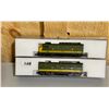 Image 1 : KATO - LOT OF 2 N SCALE TRAIN ENGINES W/ WORKING SOUND EFFECTS