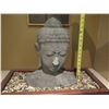 Image 8 : Buddha Bust Statue in Wooden Box w/ Rocks 24"Wx15"H