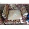 Image 13 : Qty 2 Floral Wooden Upholstered Lounge Armchairs 28"Lx22"Wx34"H