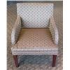 Image 1 : Wooden Upholstered Lounge Armchair 24"Lx20"Wx34"H