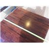 Image 11 : Qty 5 Square Wooden Tables w/ Metal Pedestal Base 36"Diameter x 30"H