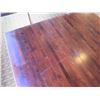 Image 4 : Qty 5 Square Wooden Tables w/ Metal Pedestal Base 36"Diameter x 30"H