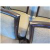 Image 10 : Qty 10 McGuire Wooden Upholstered Chairs 22"Lx19"Wx37"H