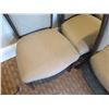 Image 14 : Qty 10 McGuire Wooden Upholstered Chairs 22"Lx19"Wx37"H