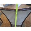 Image 18 : Qty 10 McGuire Wooden Upholstered Chairs 22"Lx19"Wx37"H